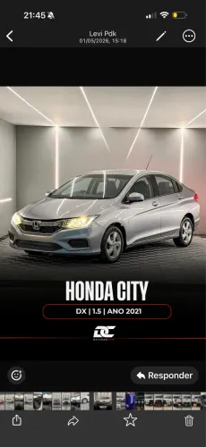 Honda City Sedan DX 1.5 Flex 16V Mec. 2021