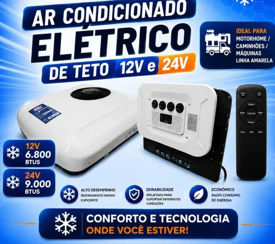 Ar condicionado Automotivo teto Elétrico 