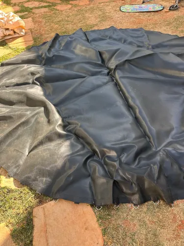 Cama elástica lona de 72 molas. 