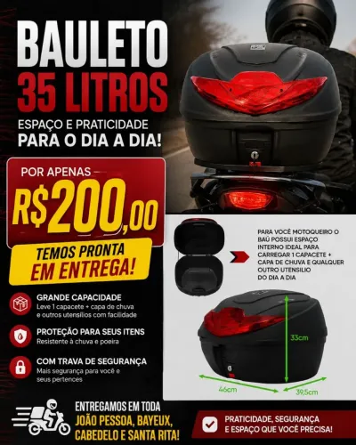 Promoção Bauleto de 35 Litros Pro Tork Smart Box 4 Universal + Base
