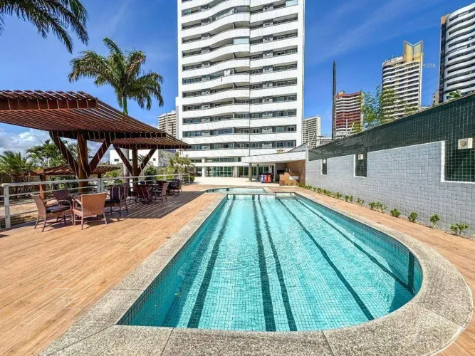 Apartamento no Ed. Chabloz com 3 dormitórios à venda, 127 m² por R$ 999.000 - Cocó - Forta