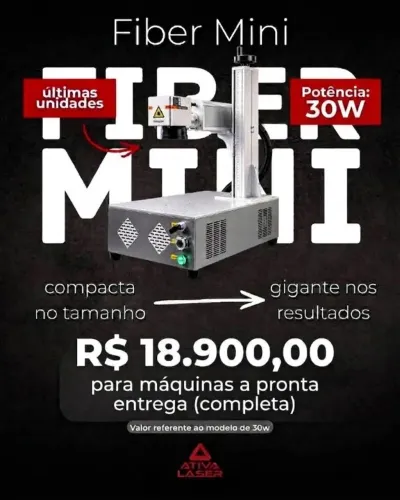 FIBER MINI 30W - Compacta, Potente e Profissional!