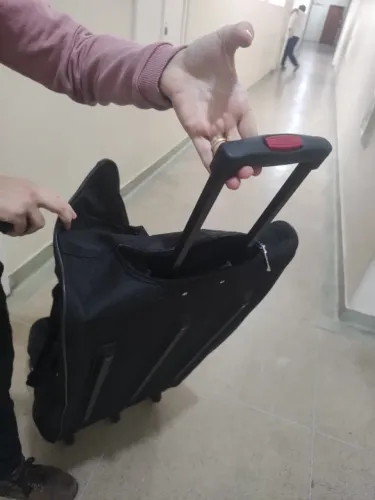 Mala Preta Grande Rockland para viagem longa
