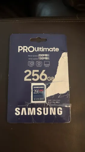 CARTÃO DE MEMÓRIA SD 256GB 200MB/s