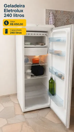 Geladeira Electrolux 240 litros