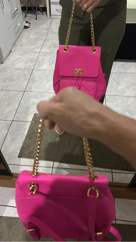 Bolsa linda Luiza Barcelos cor Rosa