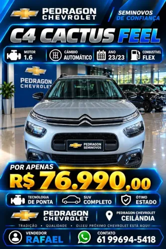 Citroen C4 Cactus Feel 1.6 16V Flex Aut. 2023