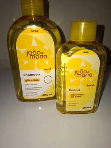 Shampoo + colônia João e Maria