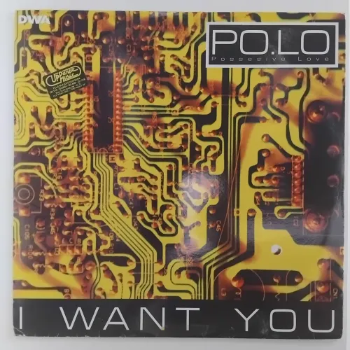 Disco de Vinil Single Polo - I Want You - Eurodance anos 90 Dj