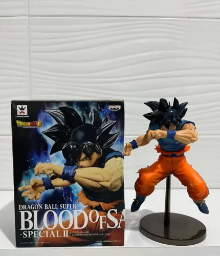 Action Figure Dragon Ball - Goku 21cm Blood Of Saiyans Special Banpresto Com Caixa