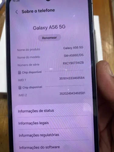 Celular novo 4 meses