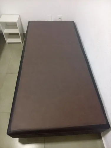 Cama Box Ortobom solteiro com colchão D23