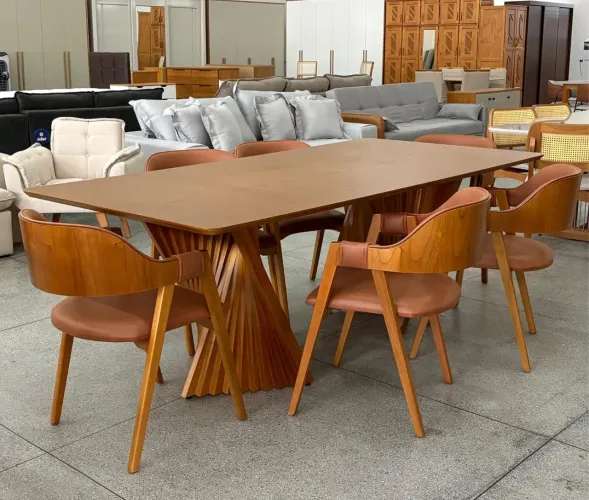 Mesa de jantar 6 cadeiras 