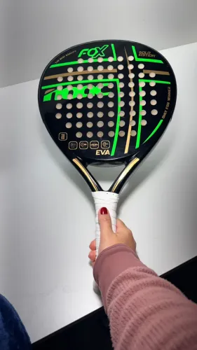 Raquete Padel NOAC Fox Eva Gold Edition Blanca