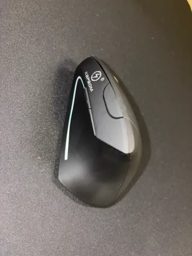 Mouse ergonômico para trabalhar