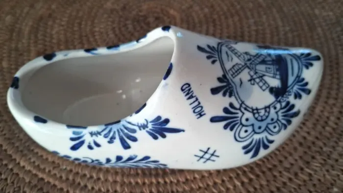 Tamanco Holandês Delft Blue