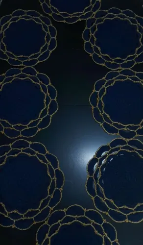 Supla de Mesa Crochê Artesanal 8 peças