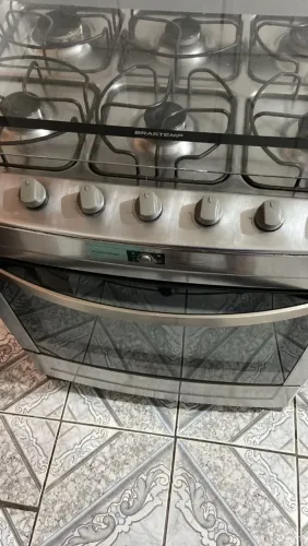 Fogão 6 bocas Brastemp 
