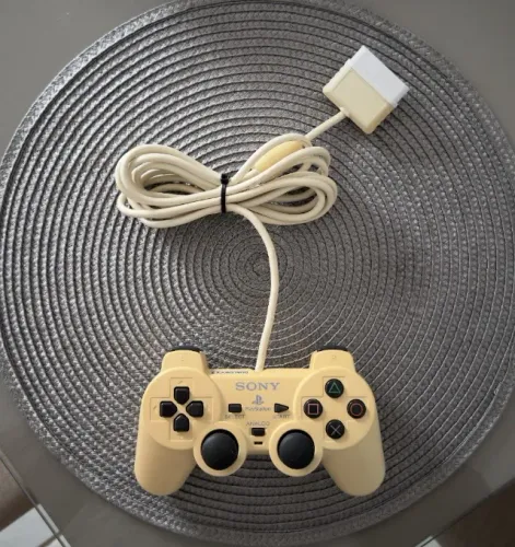 Controle Original PS2 Ceramic White (Branco) - Funcionando Perfeitamente