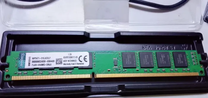 Memória Kingston DDR3 1600MHz 8GB