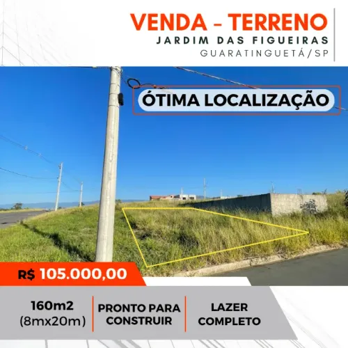 Terreno no Jardim das Figueiras - 160m2
