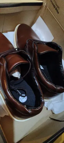 SAPATO SOCIAL MARROM 40