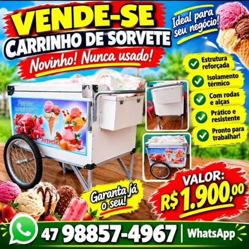 Carrinho de sorvete