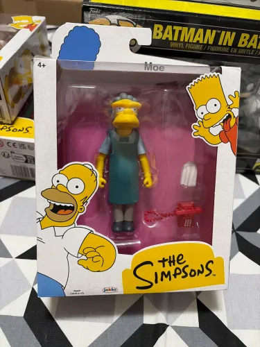 Action figure Simpsons Jakks pacific, Moe, 5?, novo, original e importado