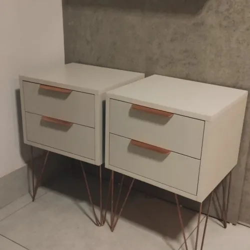 Criado mudo rose Gold 