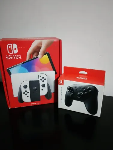 Nintendo Switch Oled com JOGOS! + Acessorios