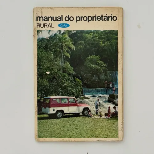 Manual do Proprietário Original Ford Rural 1968 1969