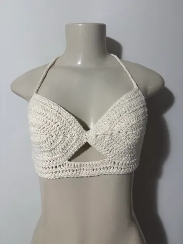 Top de crochê