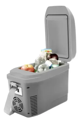Cooler Geladeira Carro 7,5l Portatil 12v Camping Quente Frio