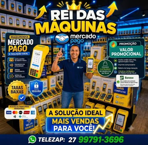 Promoção máquina de cartão mercado pago