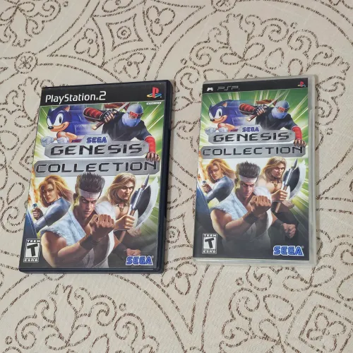 Combo Jogo Sega Gênesis collection original ps2 e psp kir play 2 PlayStation