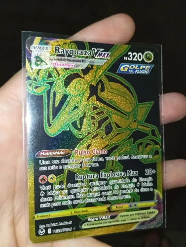 Carta Pokémon Rayquaza VMAX MP Original