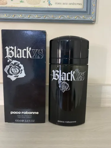 Black XS Rabanne for men Frasco de 100ml versão antiga.