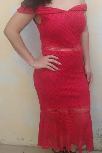 Vestido Renda Vermelha