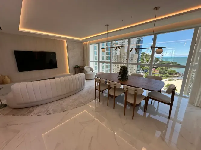 Apto decorado, quadra mar, novo