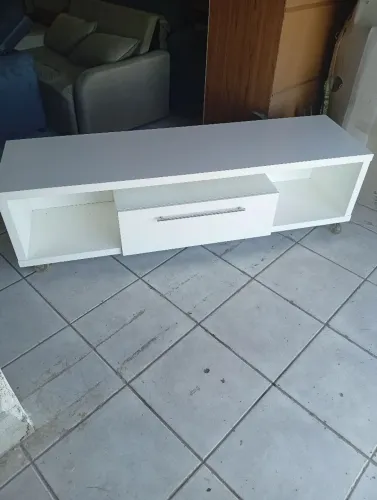 Rack 100%mdf branco 1,80ctm