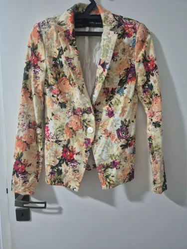 Blazer terninho Zara Floral PP