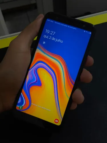 Celular Samsung Galaxy J4+ 32GB Preto - Bom Estado