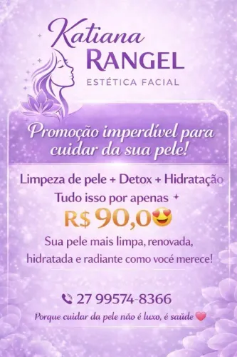 Limpeza de pele +Detox +Hidratação 