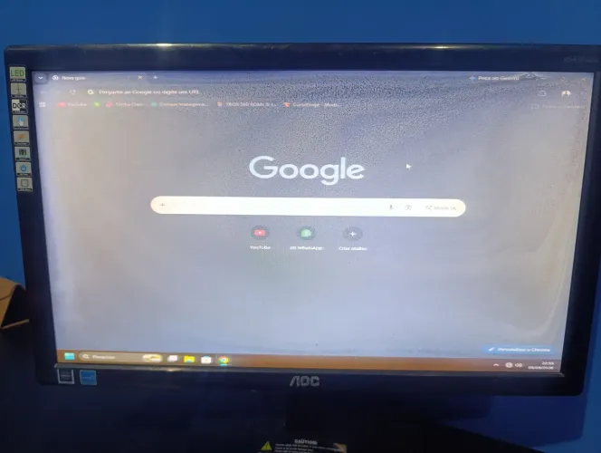 Monitor AOC 18,5" LED E943FWSK + Fonte Original
