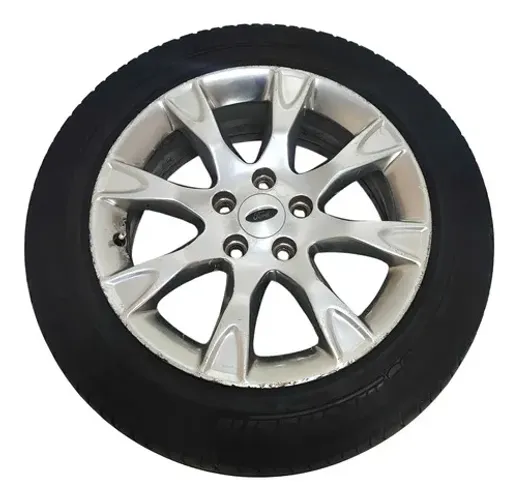 Roda Aro 17 C/pneu Ford Fusion V6 2010 A 2012 C/detalhe  Prata