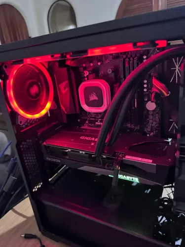 Pc gamer full corsair, 1tb 32ram placa de video water cooler