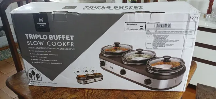Buffet Eletrico 3 Cubas de Cerâmica