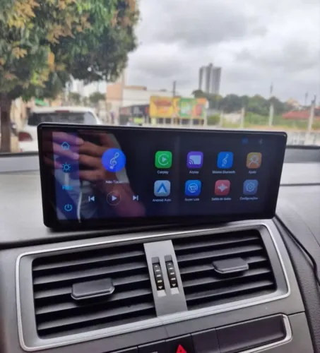 Central Multimídia 10.2 polegadas CarPlay e Android Auto