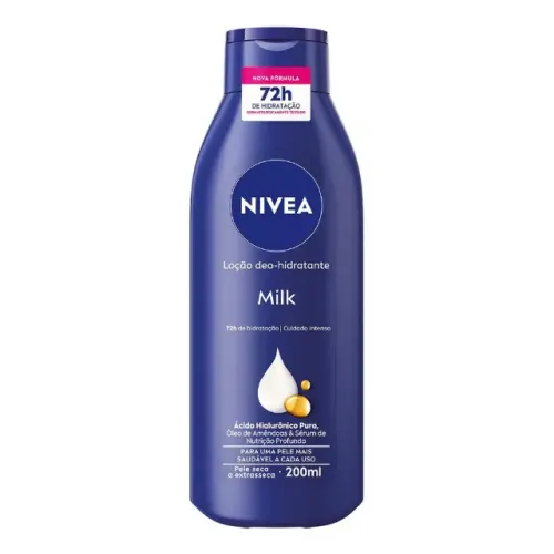 NIVEA Loção Hidratante Milk Pele Seca a Extrasseca 200ml
