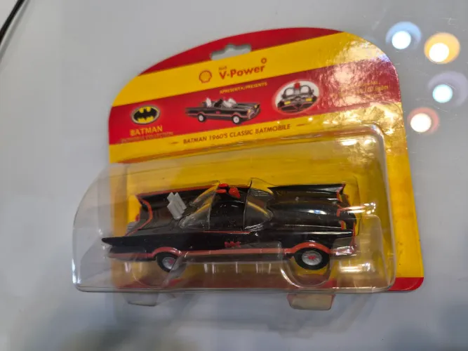 Carro do Batman 1960 Shell no blister